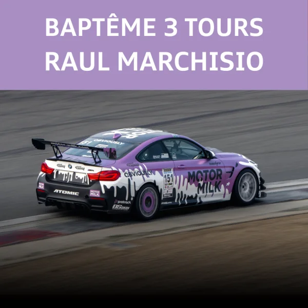 Baptême passager - BDG 2026 (BMW M4 Comp. Motor Milk) avec RAUL MARCHISIO