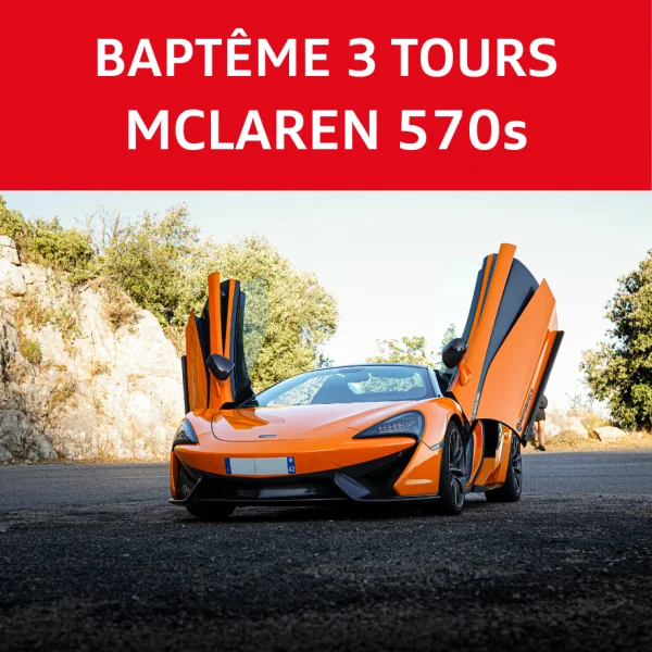Baptême passager - BDG 2026 (McLaren 570s Spider)